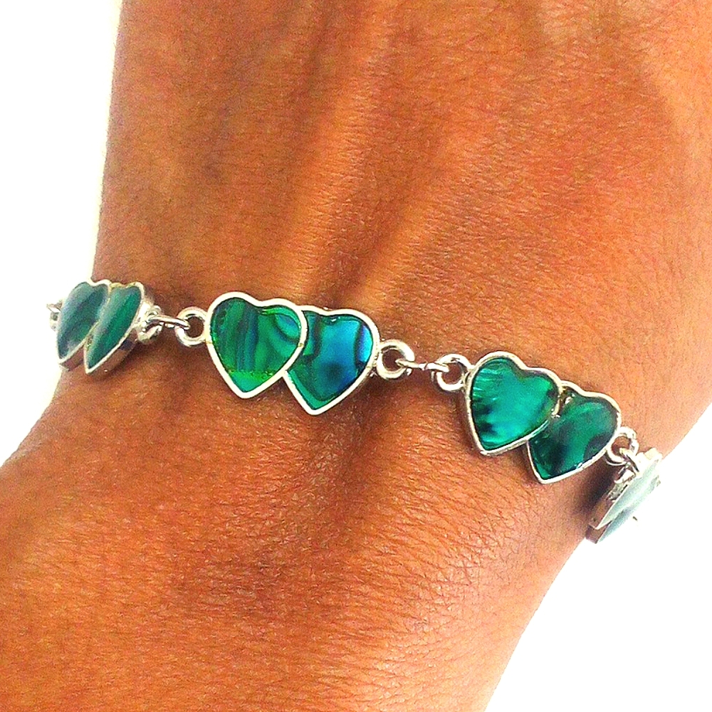 Compressed Turquoise Bracelet